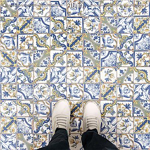 Kings Campania Amalfi 13" x 13" Ceramic Floor and Wall Tile - 10 Tiles Per Case - 12.0 Square Feet