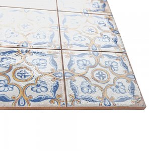 Kings Campania Atrani 13" x 13" Ceramic Floor and Wall Tile - 10 Tiles Per Case - 12.0 Square Feet