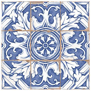 Kings Campania Minori 13" x 13" Ceramic Floor and Wall Tile - 10 Tiles Per Case - 12.0 Square Feet