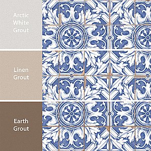 Kings Campania Minori 13" x 13" Ceramic Floor and Wall Tile - 10 Tiles Per Case - 12.0 Square Feet