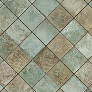 Kings Etna Sage 13-1/8" x 13-1/8" Ceramic Floor & Wall Tile - 10 Tiles Per Case - 12.2 Sq. Ft.