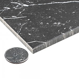 Merzoni Checker Ruzzini 13" x 13" Porcelain Floor and Wall Tile - 10 Tiles Per Case - 12.0 Square Feet
