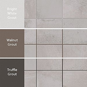 Kings Sea White 13" x 13" Ceramic Floor and Wall Tile - 10 Tiles Per Case - 12.0 Square Feet