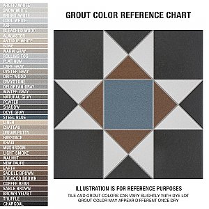 Vanity Nouveau 13" x 13" Porcelain Floor & Wall Tile - 10 Tiles Per Case - 12.0 Sq. Ft.