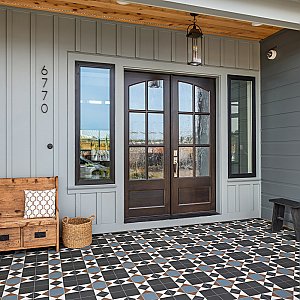 Vanity Nouveau 13" x 13" Porcelain Floor & Wall Tile - 10 Tiles Per Case - 12.0 Sq. Ft.