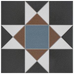 Vanity Nouveau 13" x 13" Porcelain Floor & Wall Tile - 10 Tiles Per Case - 12.0 Sq. Ft.