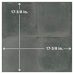 Kings Barna Sarria 17-5/8" x 17-5/8" Ceramic Floor and Wall Tile - 5 Tiles Per Case - 10.95 Square Feet