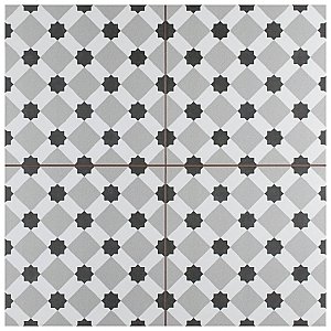 Henley Fog 17-5/8" x 17-5/8" Ceramic Tile - Sold Per Case of 5 - 11.02 Square Feet