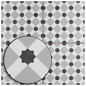 Henley Fog 17-5/8" x 17-5/8" Ceramic Tile - Sold Per Case of 5 - 11.02 Square Feet