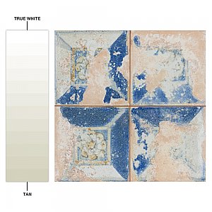 Kings Luxe Heritage Square 17-5/8" x 17-5/8" Ceramic Floor & Wall Tile - Sold Per Case of 5 - 10.95 Sq. Ft.