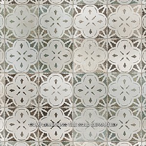 Kings Aurora Nero 17-5/8" x 17-5/8" Ceramic Floor/Wall Tile - 5 Tiles Per Case - 10.95 Sq. Ft.