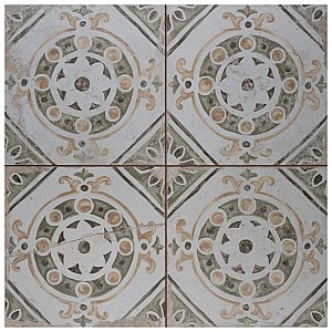 Kings Porto Iria  17-5/8" x 17-5/8" Ceramic Floor & Wall Tile - 5 Tiles Per Case - 10.95 Sq. Ft.