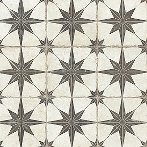 Kings Star Supernova Nero 17-3/4" x 17-3/4" Porcelain Floor and Wall Tile - 5 Tiles Per Case - 11.1 Square Feet