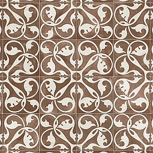 Kings Nouveau Ruby 17-5/8" x 17-5/8" Ceramic Floor and Wall Tile - 5 Tiles Per Case - 10.95 Square Feet