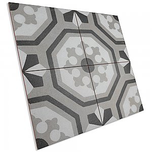 Kings Paname Opera 17-5/8" x 17-5/8" Ceramic Floor and Wall Tile - 5 Tiles Per Case - 10.95 Square Feet