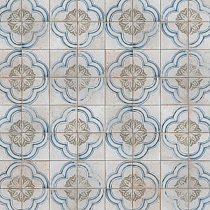 Kings Root Blossom 17-5/8" x 17-5/8" Ceramic Floor & Wall Tile - Sold Per Case of 5 - 10.95 Sq. Ft.