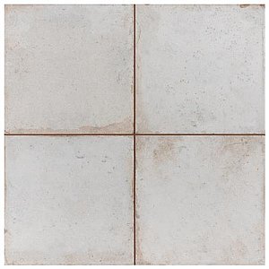 Kings Root Distressed White 17-5/8"x17-5/8" Ceramic Tile - Sold Per Case of 5 - 11.02 Square Feet Per Case