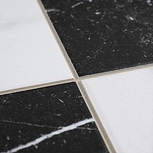 Merzoni Checker Ruzzini 17-7/8" x 17-7/8" Porcelain Floor & Wall Tile Tile - 6 Pieces per Case - 13.5 Sq. Ft. Per Case