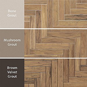 Kings Forest Natural 2-7/8"x17-3/4" Ceramic Floor and Wall Tile - 25 Tiles Per Case - 9.25 Square Feet