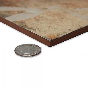 Kings Alora Décor 17-5/8" x 17-5/8" Ceramic Floor and Wall Tile - 5 Tiles Per Case - 10.95 Square Feet