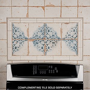 Artisan Blanco 13" x 13" Ceramic Floor & Wall Tile - 10 Tiles Per Case - 12.0 Sq. Ft.