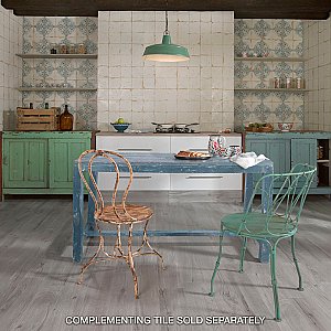 Artisan Blanco 13" x 13" Ceramic Floor & Wall Tile - 10 Tiles Per Case - 12.0 Sq. Ft.