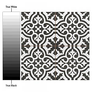 Berkeley Black II 17-5/8" x 17-5/8" Ceramic Floor/Wall Tile - 6 Tiles Per Case - 13.14 Sq. Ft.