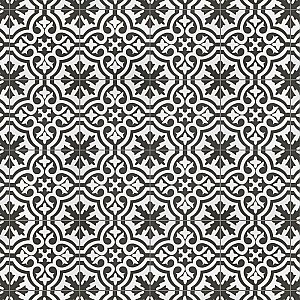 Berkeley Black II 17-5/8" x 17-5/8" Ceramic Floor/Wall Tile - 6 Tiles Per Case - 13.14 Sq. Ft.