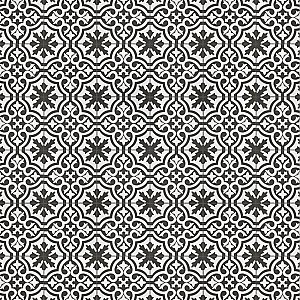Berkeley Black II 17-5/8" x 17-5/8" Ceramic Floor/Wall Tile - 6 Tiles Per Case - 13.14 Sq. Ft.