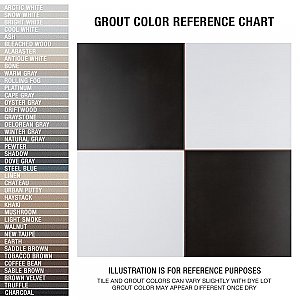 Checker II 17-5/8" x 17-5/8" Ceramic Floor & Wall Tile - 6 Tiles Per Case - 13.14 Sq. Ft.