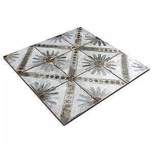Harmonia Kings Marrakech Blue 13"x13"Ceramic Tile - Sold Per Case of 10 - 12.19 Square Feet