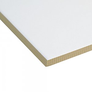 Klavier Matte White 17-7/8" x 17-7/8" Porcelain Floor & Wall Tile - 5 Tiles Per Case - 11.25 Sq. Ft.