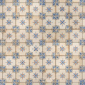 Mirambel Azul 13" x 13" Ceramic Floor & Wall Tile - 10 Tiles Per Case - 12.0 Sq. Ft.