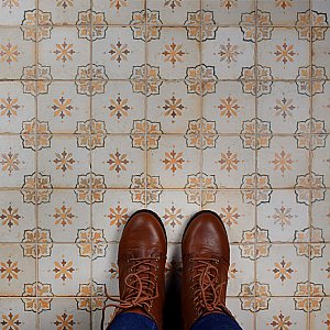Mirambel Marron 13" x 13" Ceramic Floor & Wall Tile - 10 Tiles Per Case - 12.0 Sq. Ft.