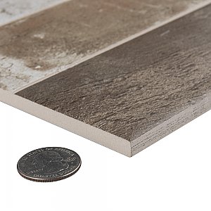 Kings Mud Cocoa 7-7/8" x 15-3/4" Ceramic Wall Tile - 12 Tiles Per Case - 10.44 Sq. Ft.