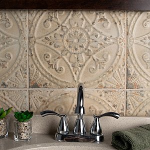 Saja Blanco 13" x 13" Ceramic Tile - Sold Per Case of 10 - 12.20 Square Feet