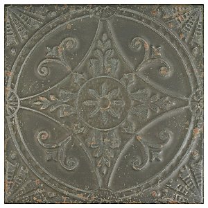 Saja Nero 13" x 13" Ceramic Tile - Sold Per Case of 10 - 12.20 Square Feet
