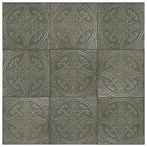 Saja Nero 13" x 13" Ceramic Tile - Sold Per Case of 10 - 12.20 Square Feet
