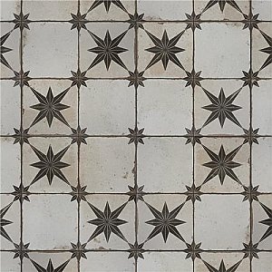 Kings Star Ara Nero 17.63"x17.63" Ceramic Floor and Wall Tile - Per Case of 5 -10.95 Square Feet