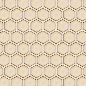 Hudson Due 2" Hex Caffe 10-7/8" x 12-5/8" Porcelain Mosaic Tile -10 Sheets Per Case -9.7 Sq. Ft.