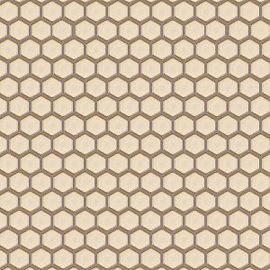 Hudson Due 2" Hex Caffe 10-7/8" x 12-5/8" Porcelain Mosaic Tile -10 Sheets Per Case -9.7 Sq. Ft.