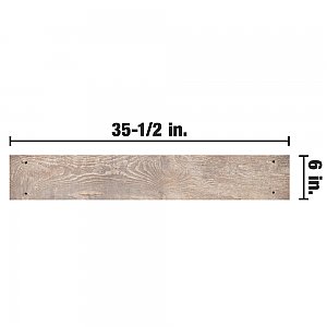 Bois Beige 6" x 35-1/2"Porcelain Floor/Wall Tile - 8 Tiles Per Case - 12.16 Sq. Ft.