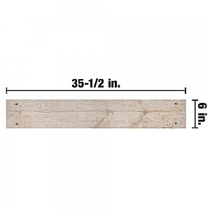 Bois Natural 6" x 35-1/2"Porcelain Floor/Wall Tile - 8 Tiles Per Case - 12.16 Sq. Ft.