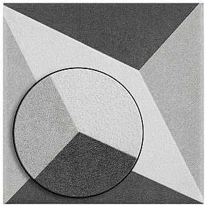 Twenties Diamond Mini 4"  x 4" Ceramic Tile - Per Case of 81 - 9.72 Square Feet