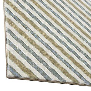 Bohemia Matrix 7-3/4" x 7-3/4" Ceramic Tile - Blue, Gray, Orange - Per Case of 25 - 10.50 Square Feet Per Case
