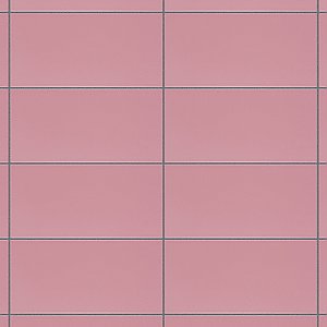 Projectos Blush Pink 3-7/8"x 7-3/4" Ceramic Tile - Per Case of 50 Pieces - 11 Sq. Ft.