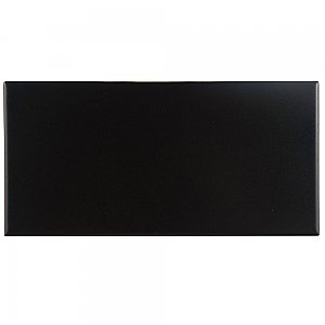 Projectos Preto Black Matte 3-7/8" x 7-3/4" Ceramic Tile - Sold Per Case of 50 - 11.46 Square Feet