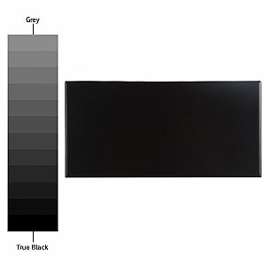 Projectos Preto Black Matte 3-7/8" x 7-3/4" Ceramic Tile - Sold Per Case of 50 - 11.46 Square Feet