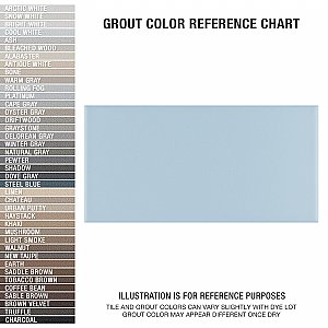 Projectos Sky Blue 3-7/8"x 7-3/4" Ceramic Tile - Per Case of 50 Pieces - 11 Sq. Ft.