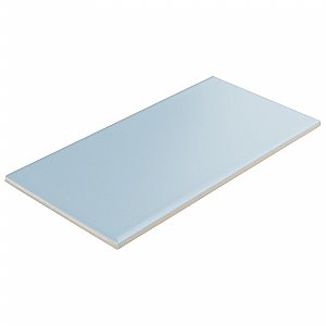 Projectos Sky Blue 3-7/8"x 7-3/4" Ceramic Tile - Per Case of 50 Pieces - 11 Sq. Ft.